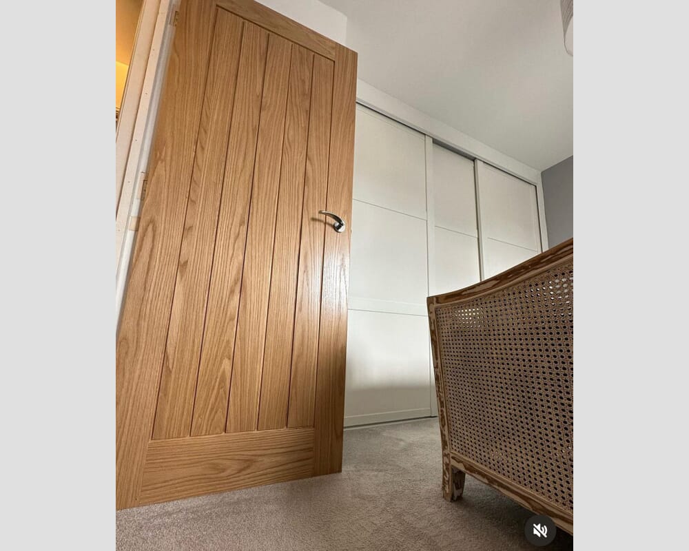 2040 x 726 x 44mm FD30 (29") Mexicano Oak - Prefinished Internal Fire Doors